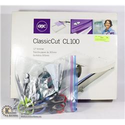 12" PAPER TRIMMER WITH 14 SCISSORS, SCRAPBOOKING