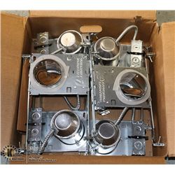CASE OF 6 LITHONIA LIGHTING 3" HOUSING