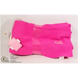 BUNDLE OF 6 PINK RIBBON SCARVES (PINK)