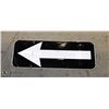 Image 1 : ONE WAY TRAFFIC REFLECTIVE METAL SIGN