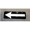 Image 1 : ONE WAY TRAFFIC REFLECTIVE METAL SIGN