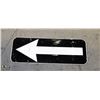 Image 1 : ONE WAY TRAFFIC REFLECTIVE METAL SIGN