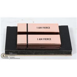 2 NEW REALHER MOISTURIZING LIPSTICKS - ROSE PINK &