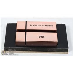 2 NEW REALHER MOISTURIZING LIPSTICKS - DEEP RED &