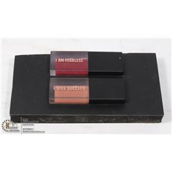 2 NEW REALHER MATTE LIQUID LIPSTICKS - DARK PINK &