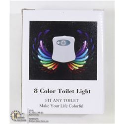 TOILET SENSOR NIGHT LIGHT 8 COLOURS