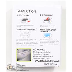 TOILET SENSOR NIGHT LIGHT 8 COLOURS