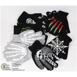 UNCLAIMED BAG OF HALLOWEEN GLOVES