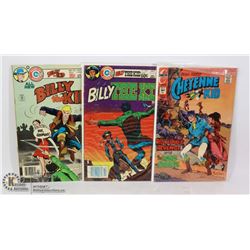 THREE CHEYENNE KID / BILLY THE KID COMICS