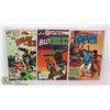 Image 1 : THREE CHEYENNE KID / BILLY THE KID COMICS