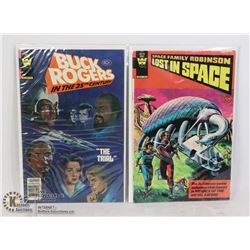 TWO VINTAGE WHITMAN COMICS - BUCK ROGERS & SPACE