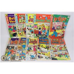 TEN VINTAGE 25/35 CENT ARCHIE COMICS