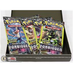 4 SEALED POKEMON FORBIDDEN LIGHT 3 CARD BOOSTER