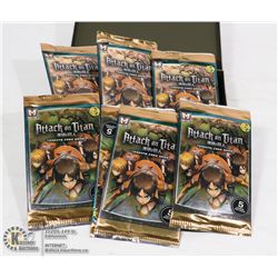 4 SEALED PACKS - META X PANINI ATTACK ON TITAN