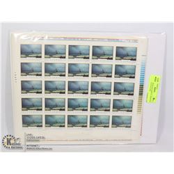 X8 STAMP BLOCK SHEETS. ROMANIA THE SEA SCOTT 2266