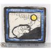Image 1 : RAKU INUIT POTTERY TILE. SIGNED GARY MCKAGUE