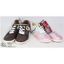 TWO PAIRS OF PEPPERTS KINDER SNEAKER SIZE EU 34