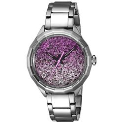 NEW DIESEL SILVER TONE GLITTERED DIAL MSRP $299