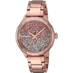 NEW DIESEL ROSE GOLD TONE GLITTERED DIAL MSRP $259