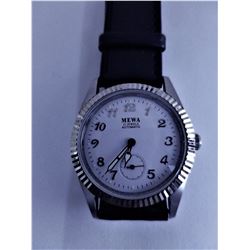 NEW MEWA WHITE FACE 21 JEWEL AUTOMATIC WATCH