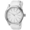 Image 2 : NEW DIESEL WHITE DIAL/WHITE RUBBER BAND MSRP $199