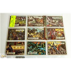 LOT OF 11 1962 TOPPS CIVIL WAR NEWS CARDS