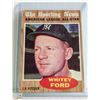 Image 1 : 1962 TOPPS WHITEY FORD ALL STAR BASEBALL CARD 475