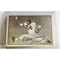 1961 TOPPS WILLIE FLEMING CFL CARD 4