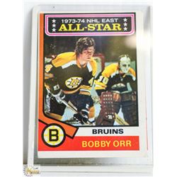 1973-74 OPC BOBBY ORR ALL STAR CARD 130