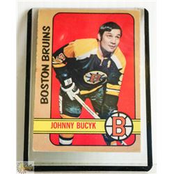 1972-73 OPC JOHNNY BUCYK HOCKEY CARD 1