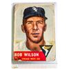 Image 1 : 1953 TOPPS BOB WILSON BASEBALL CARD 250