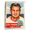 Image 1 : 1953 TOPPS LES PEDEN BASEBALL CARD 256