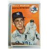 Image 1 : 1954 TOPPS BILLY MARTIN BASEBALL CARD 13