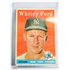 Image 1 : 1958 TOPPS WHITEY FORD BASEBALL CARD HOF