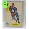 Image 1 : 1958 PARKHURST HOCKEY CARD 4 BILLY HARRIS