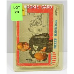 1955 TOPPS NFL NILES KINNICK ROOKIE CARD
