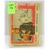 Image 1 : 1955 TOPPS NFL NILES KINNICK ROOKIE CARD