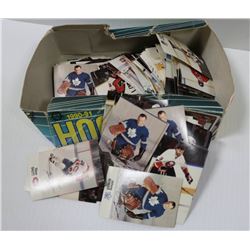 BOX WITH  ASSORTED ESSO NHL ALL STAR CARDS