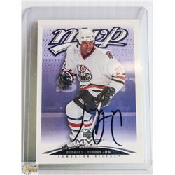 AUTOGRAPHED GEORGES LARAQUE MVP CARD