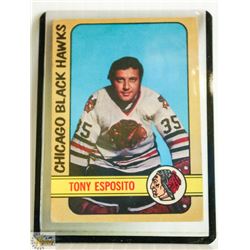 1972-73 TONY ESPOSITO HOCKEY CARD 137