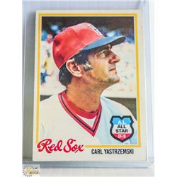 1978 OPC CARL YASTRZEMSKI BASEBALL CARD 137