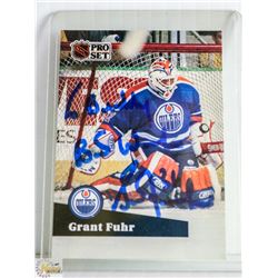 AUTOGRAPHED GRANT FUHR HOCKEY CARD