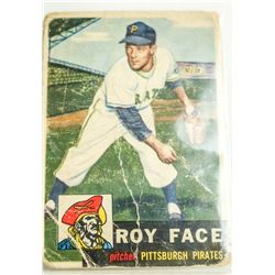 1953 TOPPS BASEBALL ROY FACE CARD