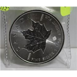 1 TROY OZ .999 SILVER MAPLE LEAF COIN