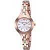 Image 1 : NEW EMPORIO ARMANI ROSE GOLD TONE 28MM MSRP $395