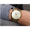 Image 4 : NEW MICHAEL KORS GOLD TONE WATCH MK LOGO MSRP $319