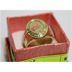 RED WINGS STANLEY CUP REPLICA CHAMPIONS RING 1936