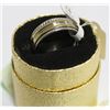 Image 1 : NEW STAINLESS STEEL RING SIZE 12, IN GOLD TONE BOX
