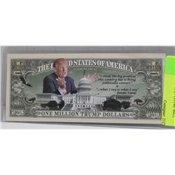 1 MILLION DOLLAR TRUMP BILL
