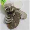 Image 1 : TUBE OF 25  CANADIAN HALF DOLLAR COINS, ASSORTED